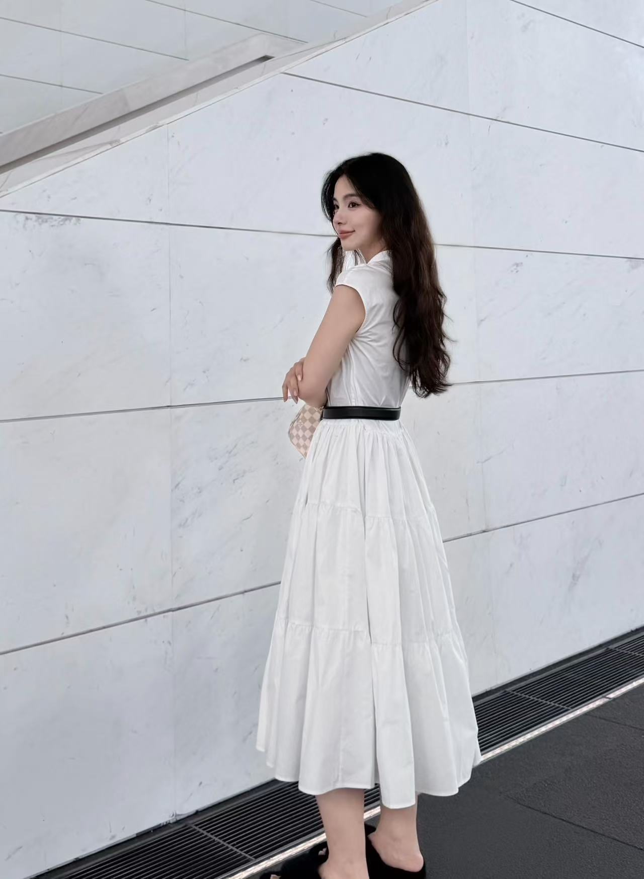 LV 高品質ノースリーブドレス【50％割引+送料無料】