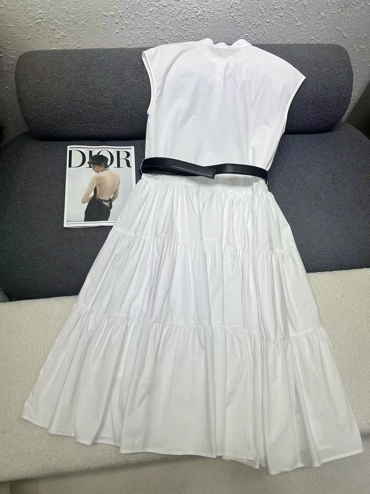 LV 高品質ノースリーブドレス【50％割引+送料無料】