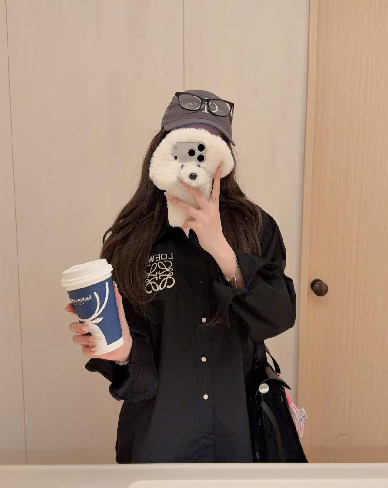 L0WEW 刺繍ロゴシャツ【50％割引+送料無料】