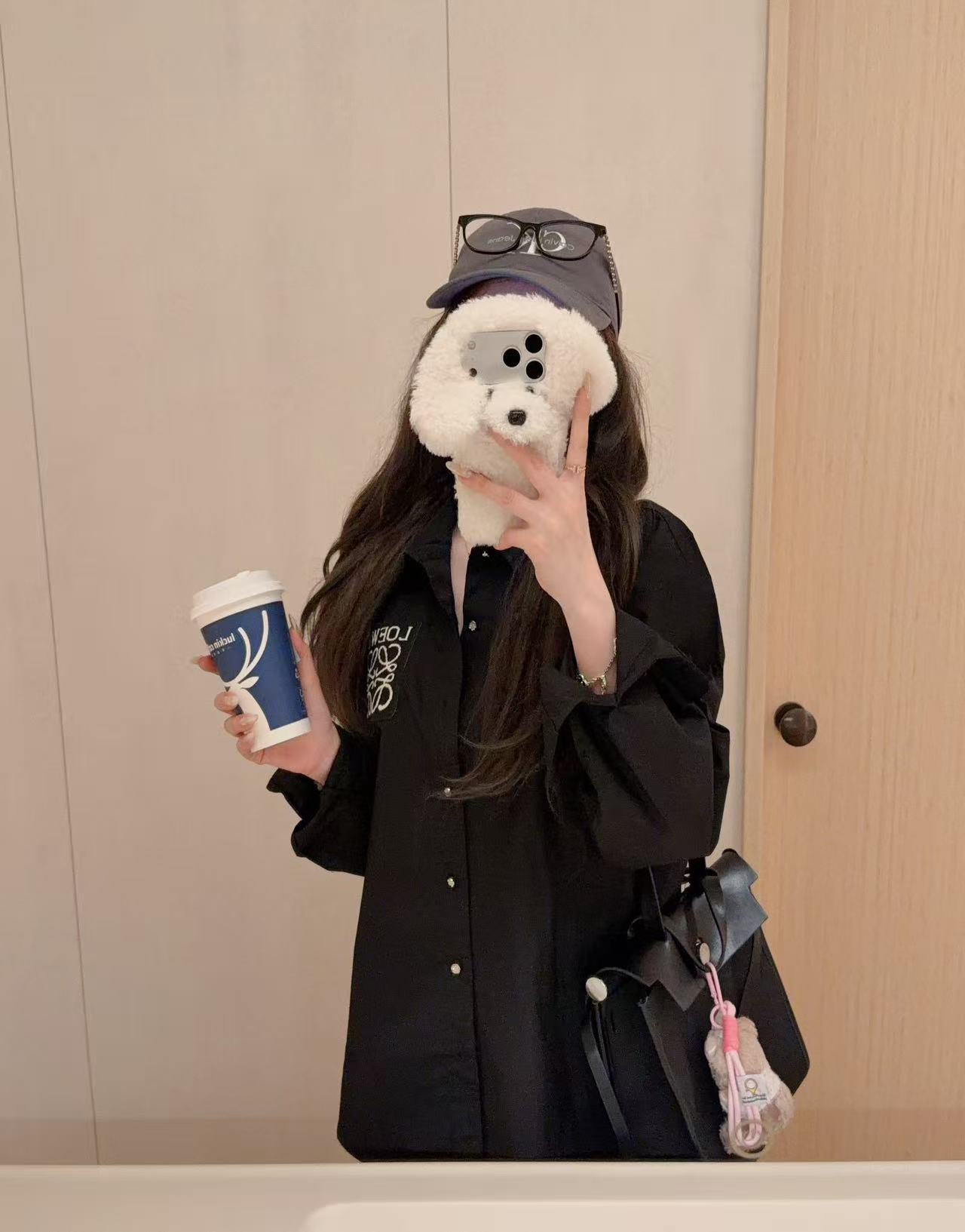 L0WEW 刺繍ロゴシャツ【50％割引+送料無料】