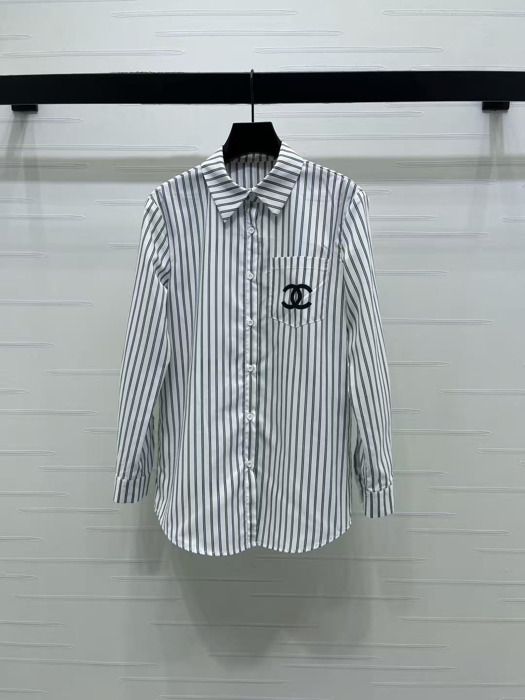 CHANE1 ダブルCストライプシャツ【50％割引+送料無料】