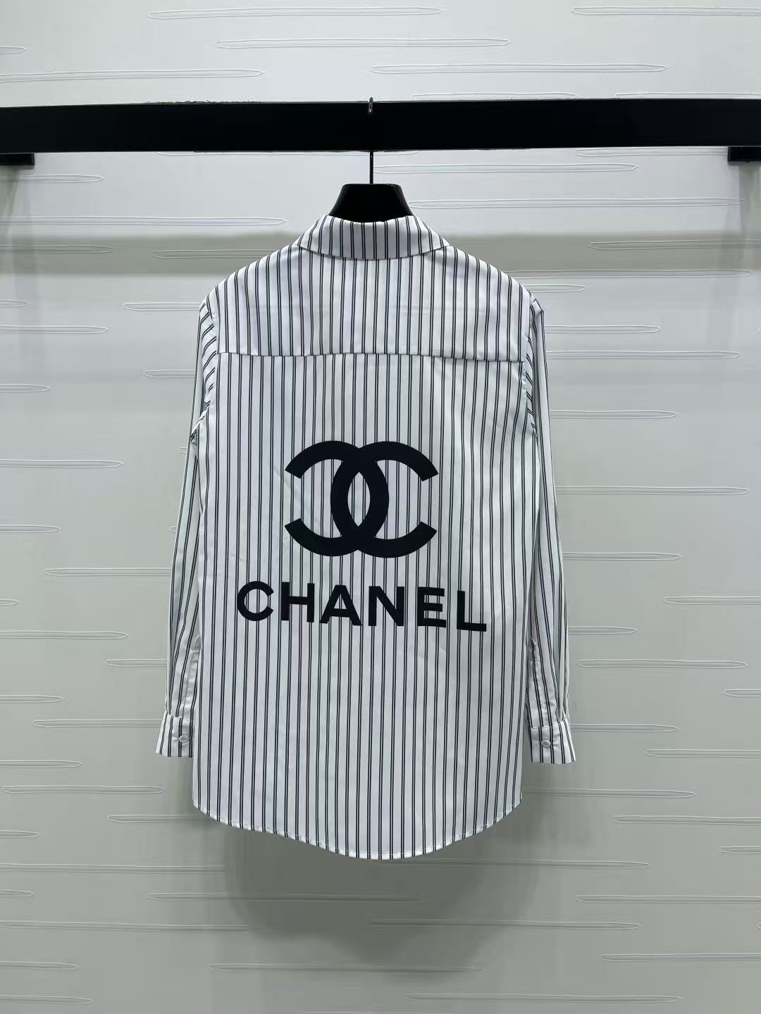 CHANE1 ダブルCストライプシャツ【50％割引+送料無料】