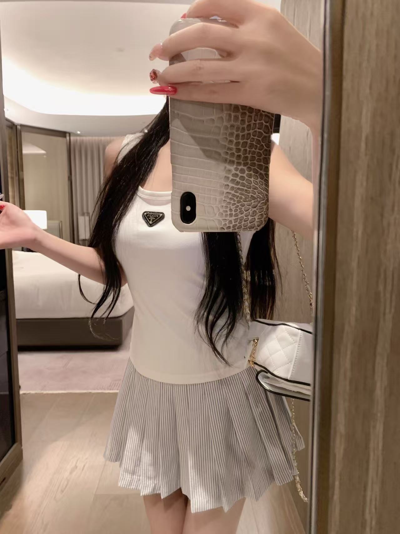 PR4DA タンクトップとスカートのツーピースセット【50％割引+送料無料】