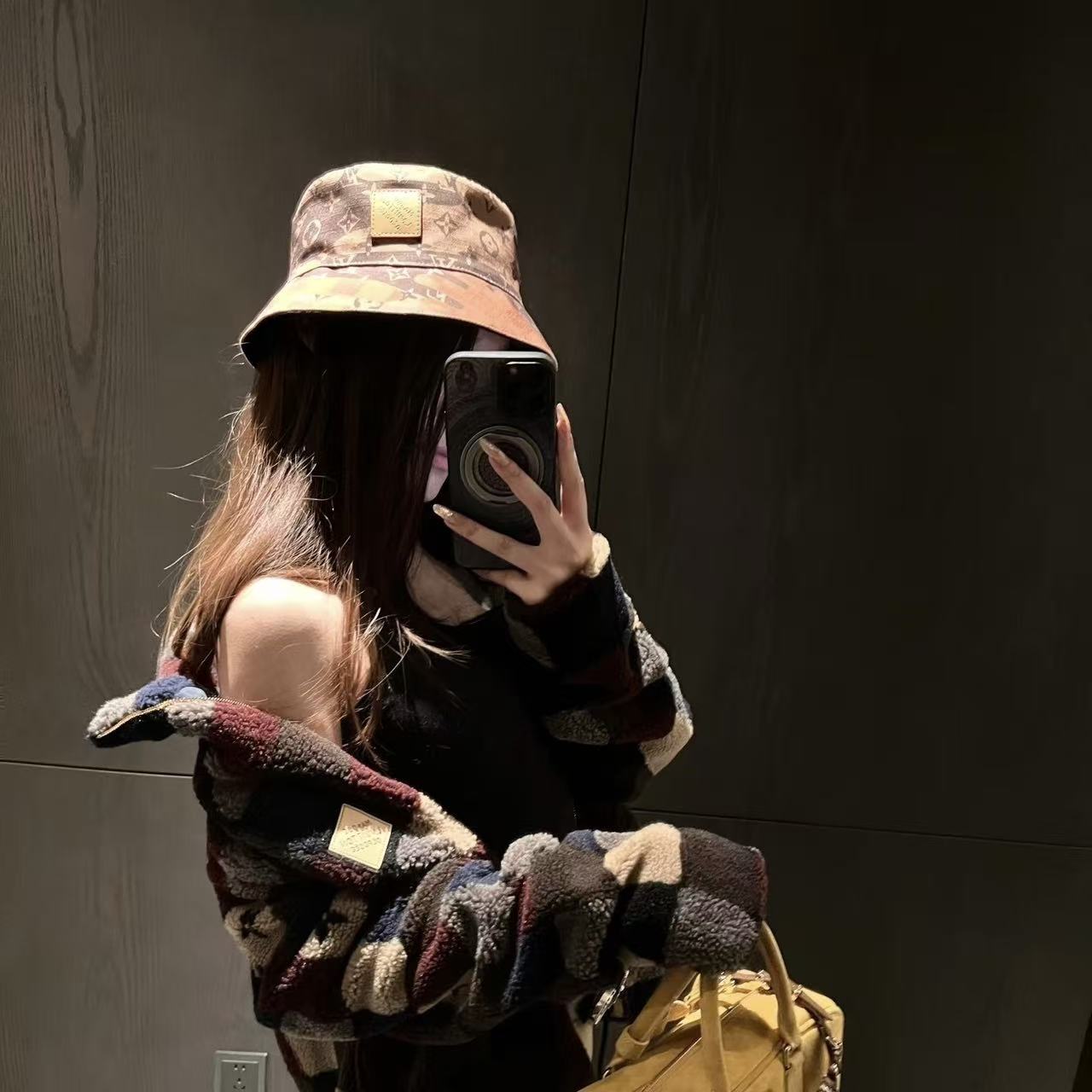 LVプリント柄の漁師帽【50％割引+送料無料】