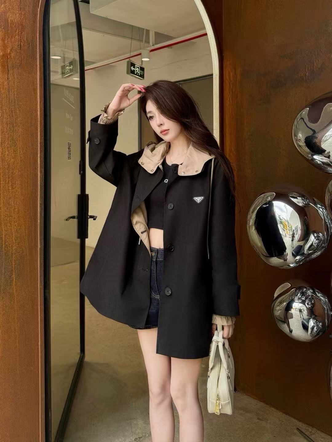 PR4DA リバーシブルフード付きジャケット【50％割引+送料無料】