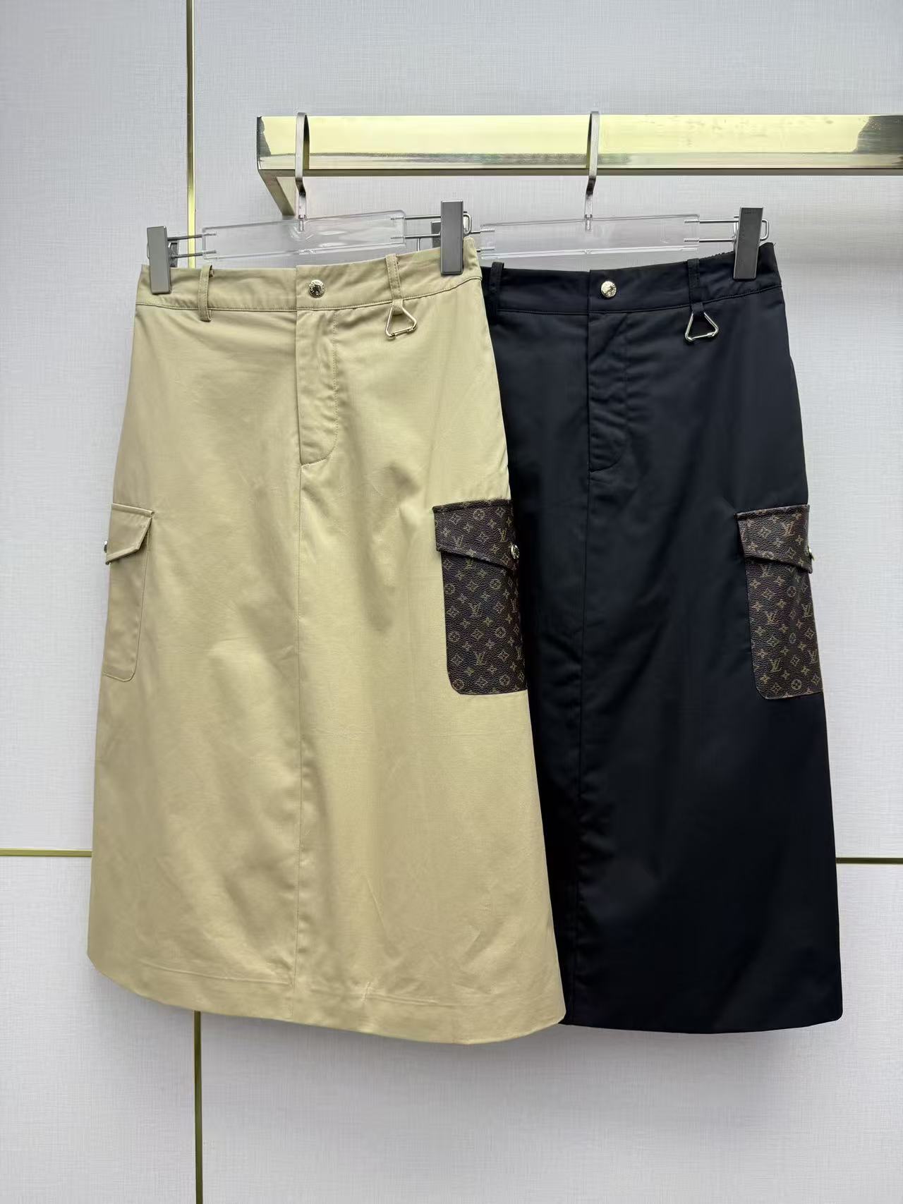 LVポケットプリントミディスカート【50％割引+送料無料】