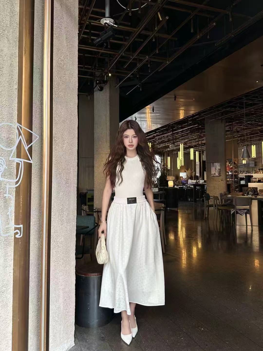 CELINE 高品質プリントスカート【50％割引+送料無料】