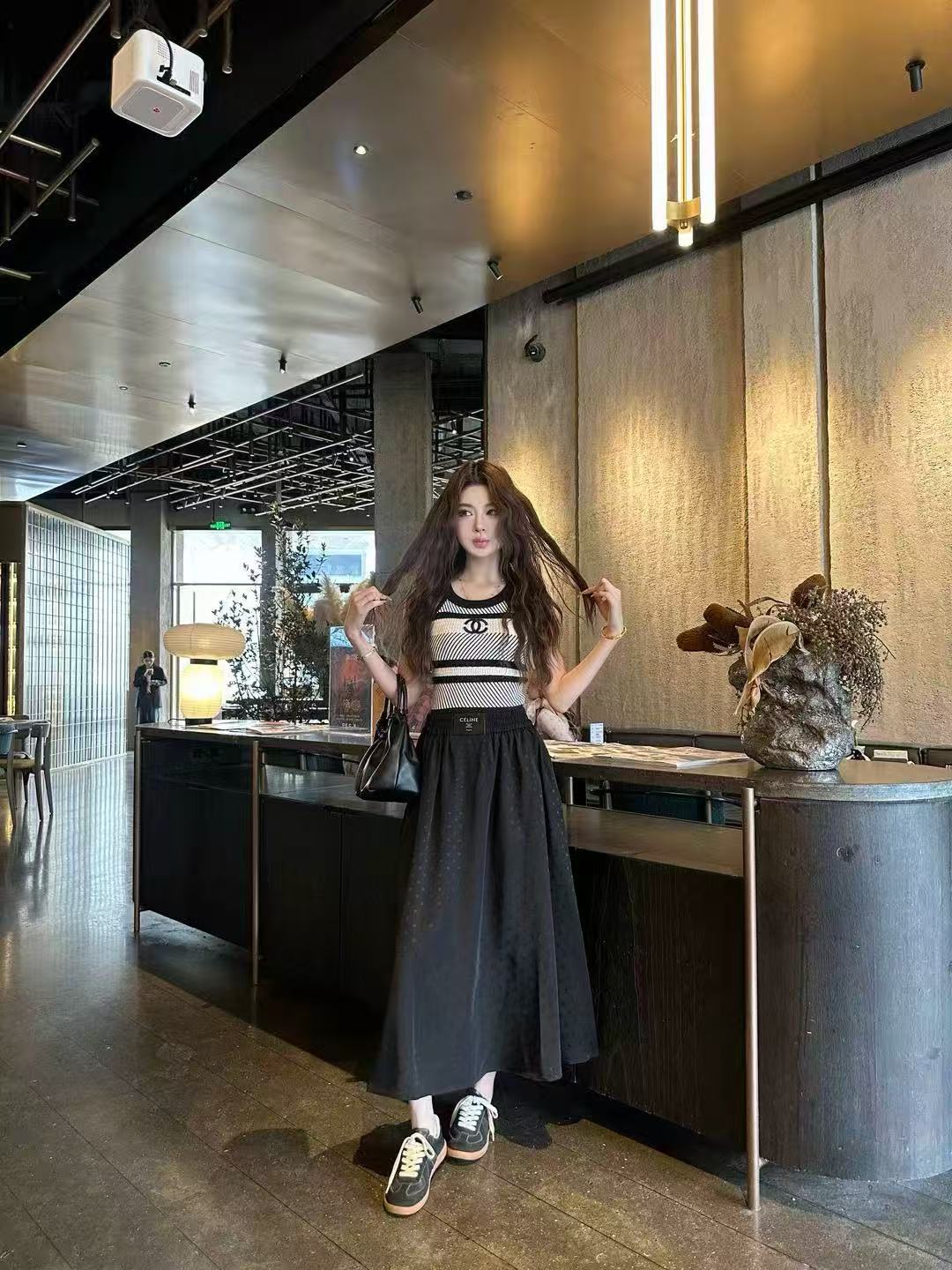 CELINE 高品質プリントスカート【50％割引+送料無料】