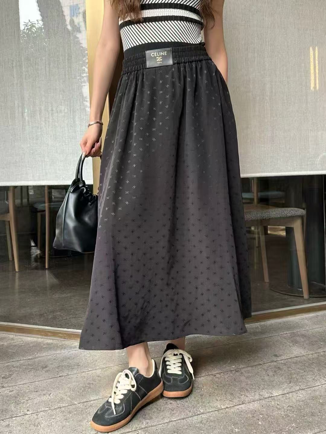 CELINE 高品質プリントスカート【50％割引+送料無料】