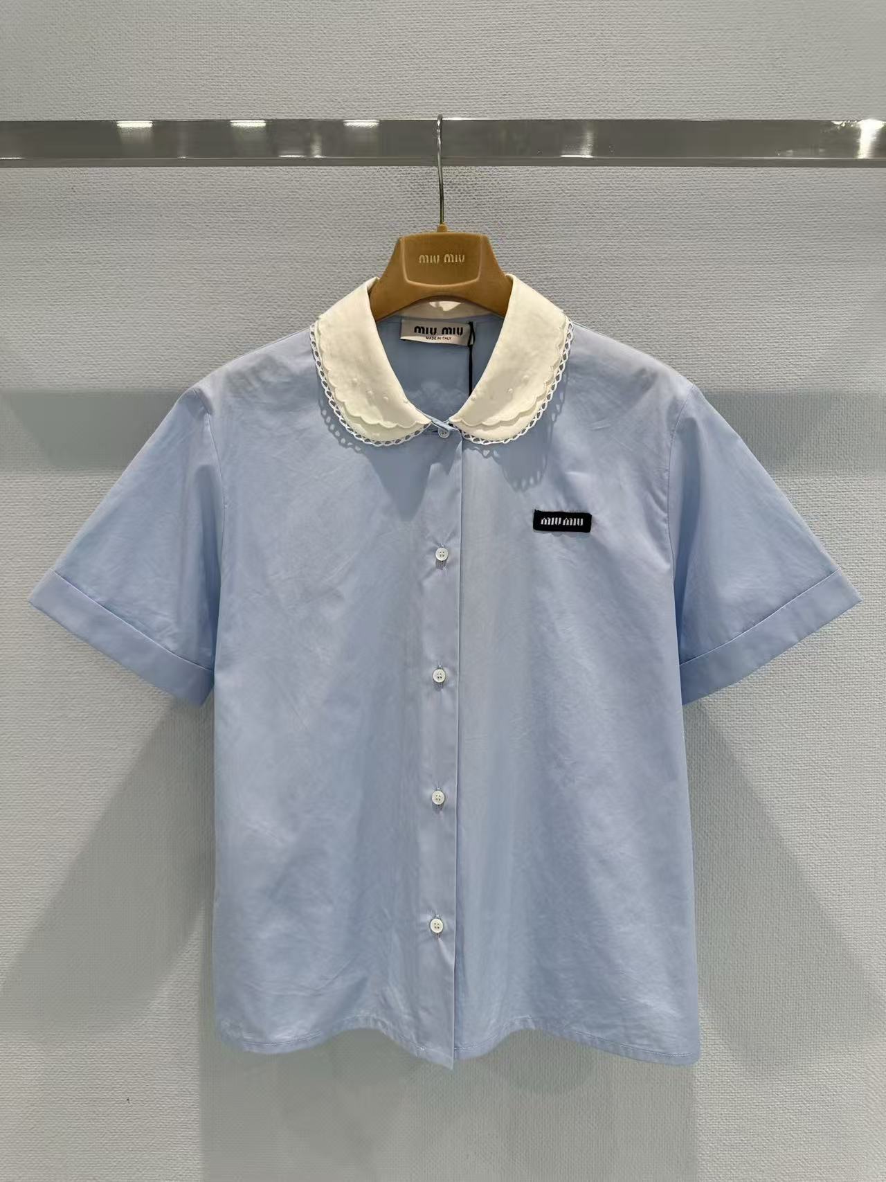 M1UM1U カラーブロックシャツ【50％割引+送料無料】