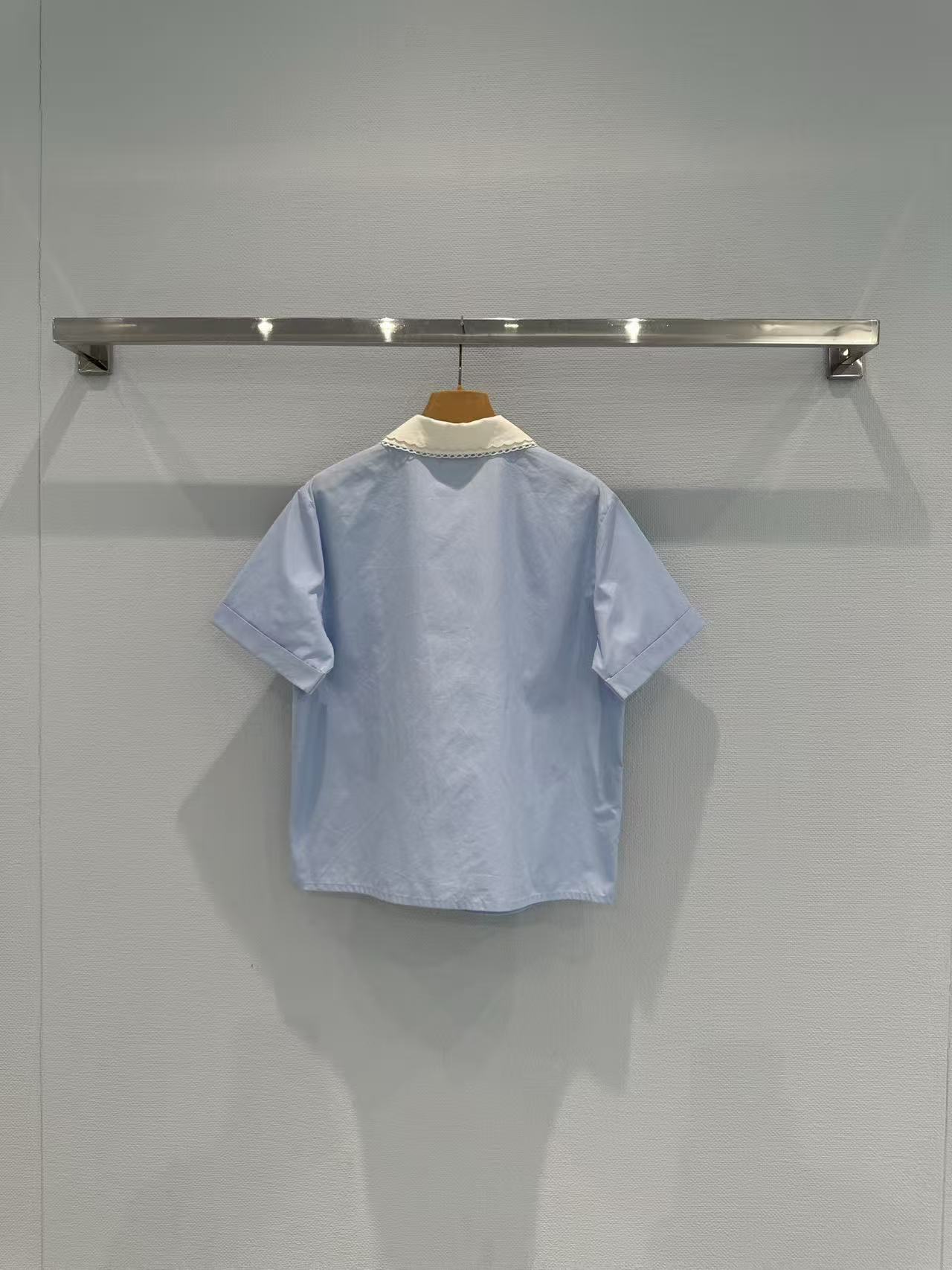 M1UM1U カラーブロックシャツ【50％割引+送料無料】