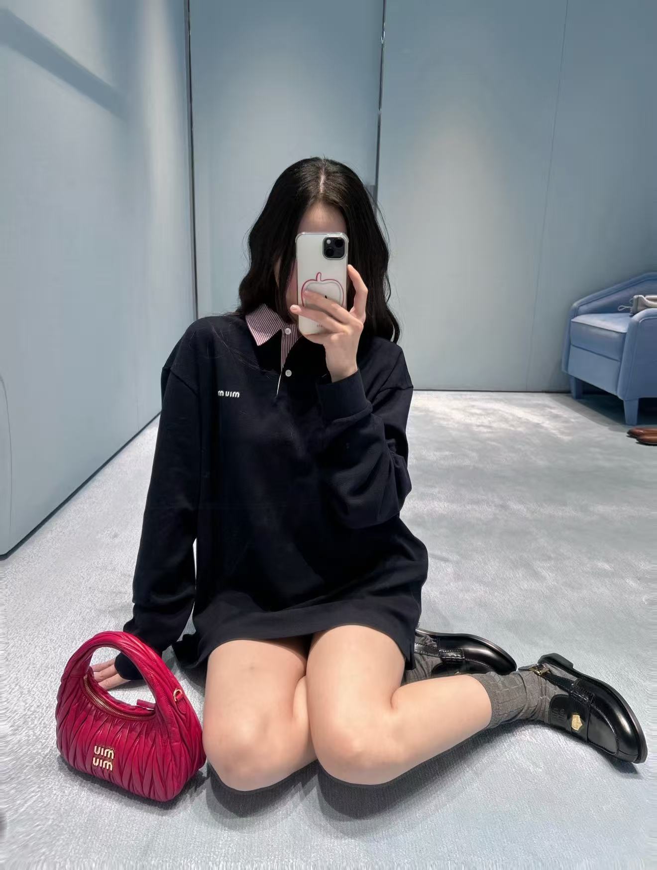 M1UM1U 襟付きトップス【50％割引+送料無料】