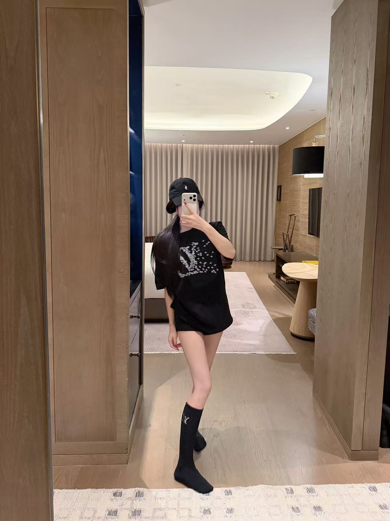 LVソックス ＋ 飛行機Tシャツ【50％割引+送料無料】