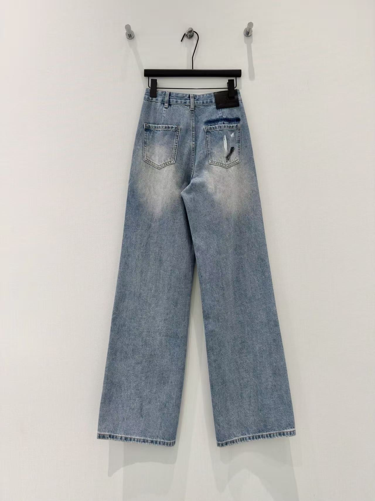 Chr0me Heartsグラフィティプリント・ストレートジーンズ【50％割引+送料無料】