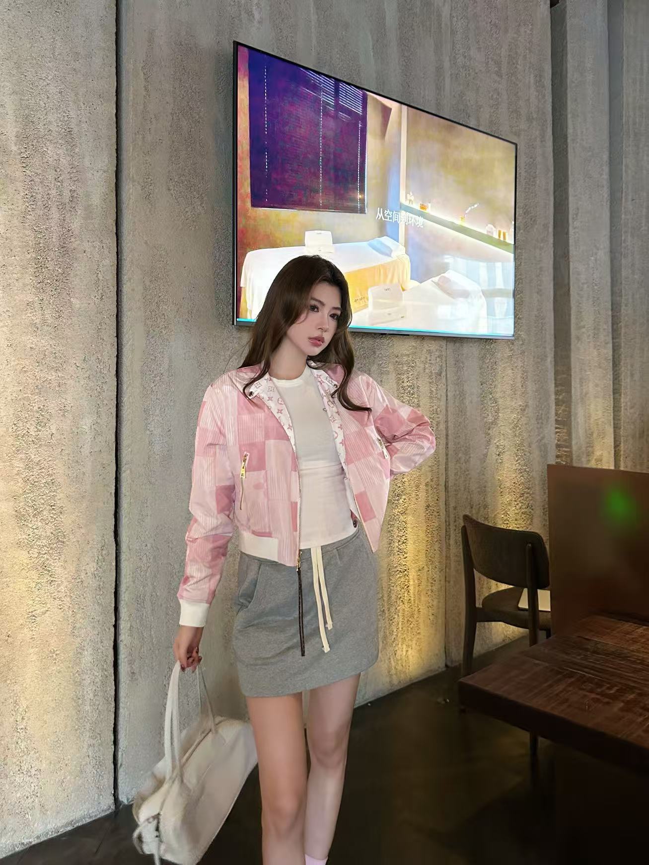 LV リバーシブル・プリント・ジップジャケット【50％割引+送料無料】