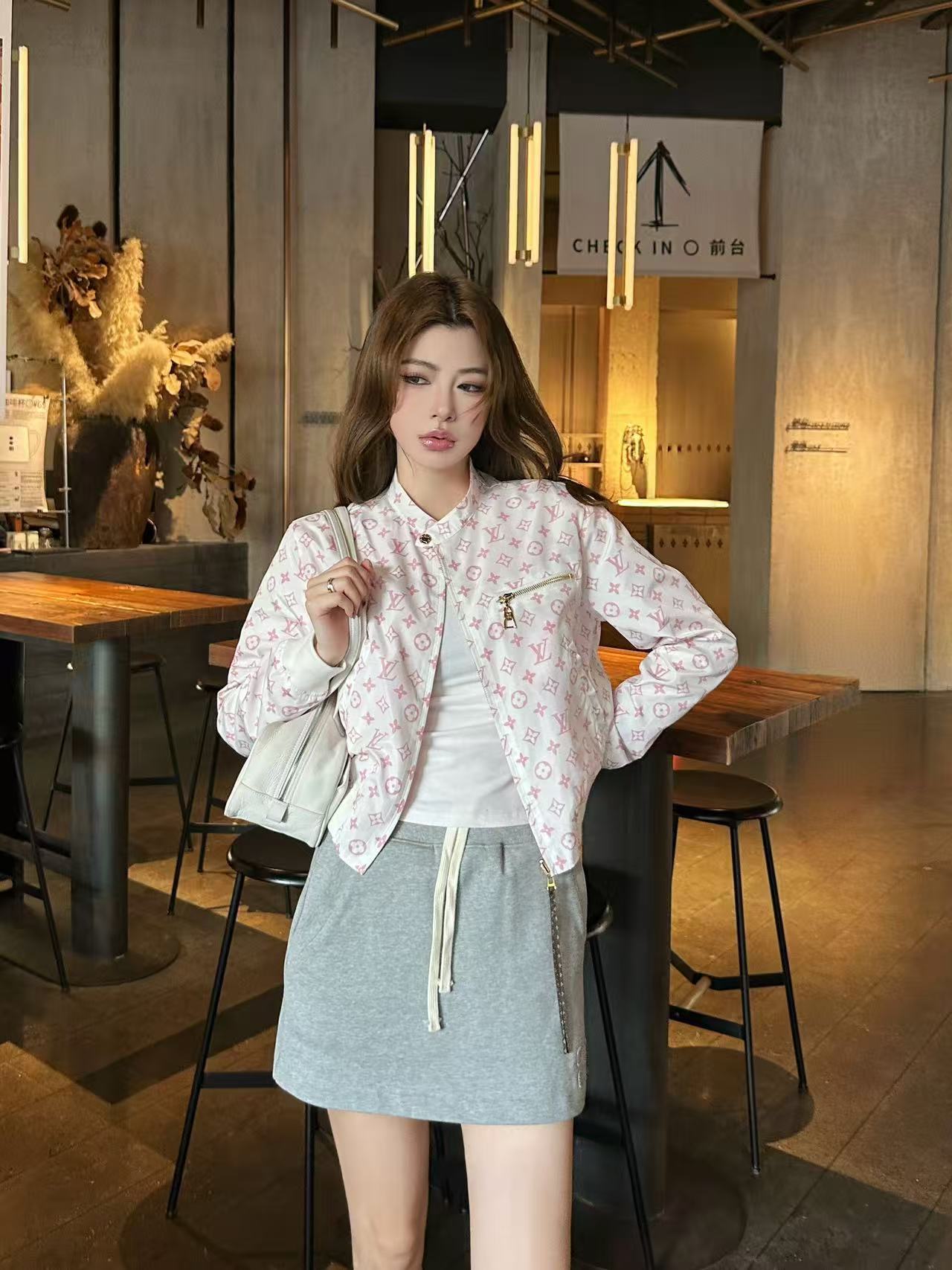 LV リバーシブル・プリント・ジップジャケット【50％割引+送料無料】