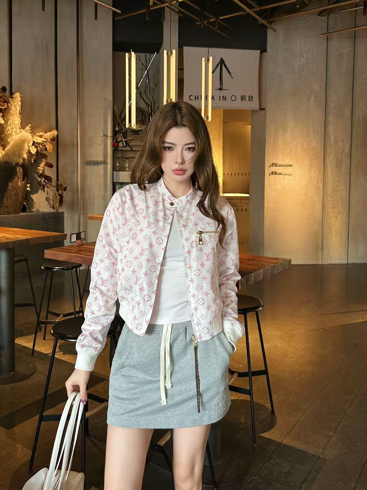 LV リバーシブル・プリント・ジップジャケット【50％割引+送料無料】