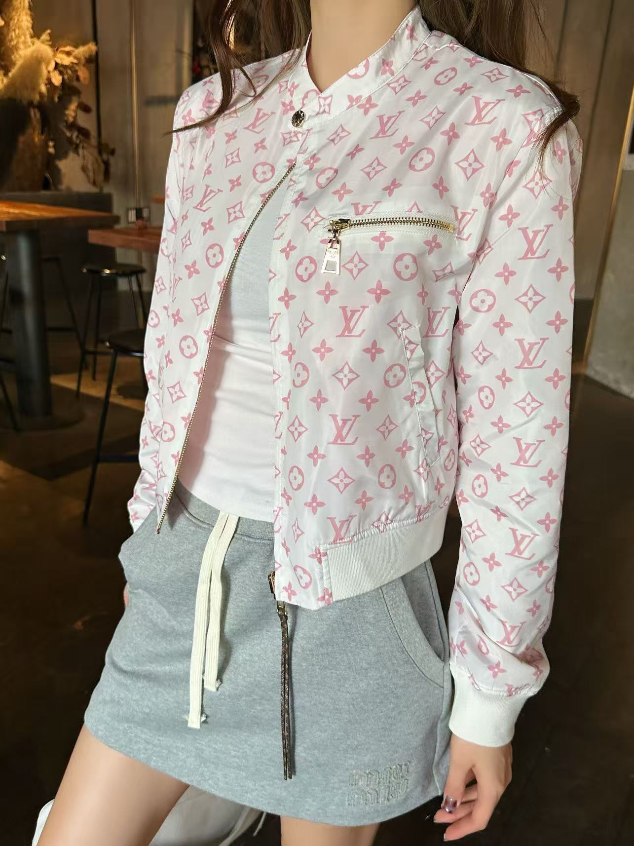 LV リバーシブル・プリント・ジップジャケット【50％割引+送料無料】