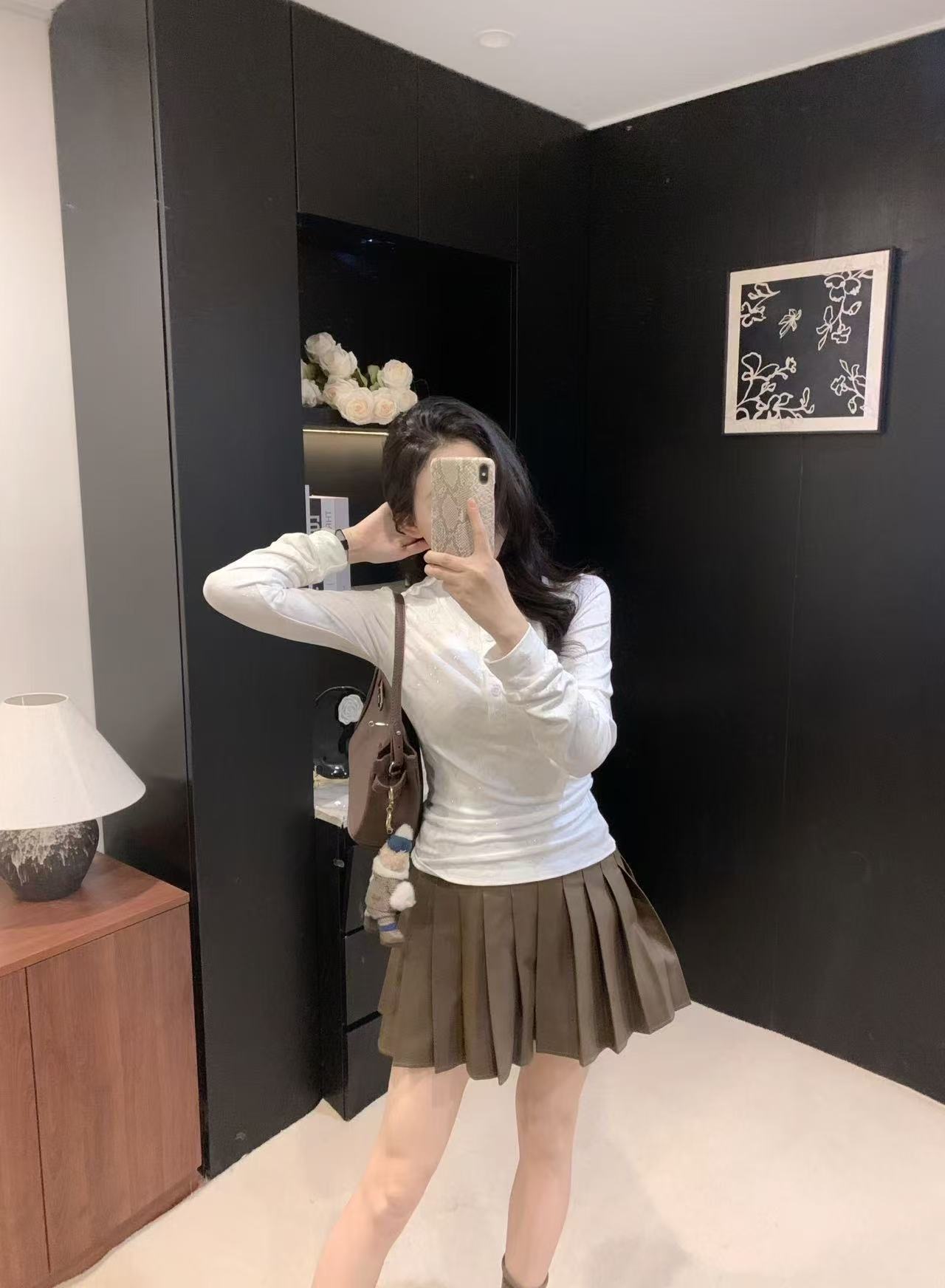 LVプリント ボタンアップTシャツ【50％割引+送料無料】