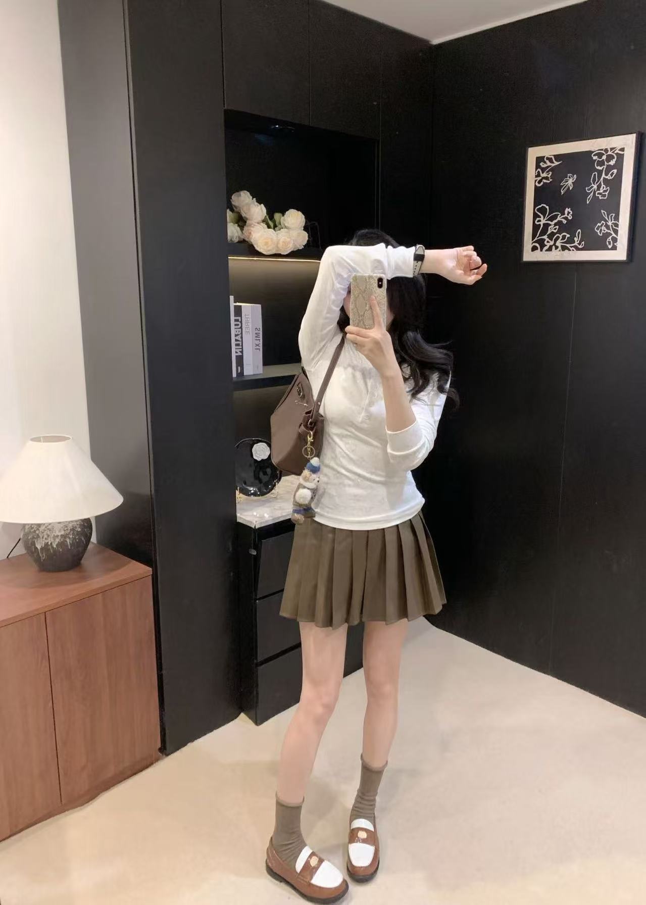 LVプリント ボタンアップTシャツ【50％割引+送料無料】