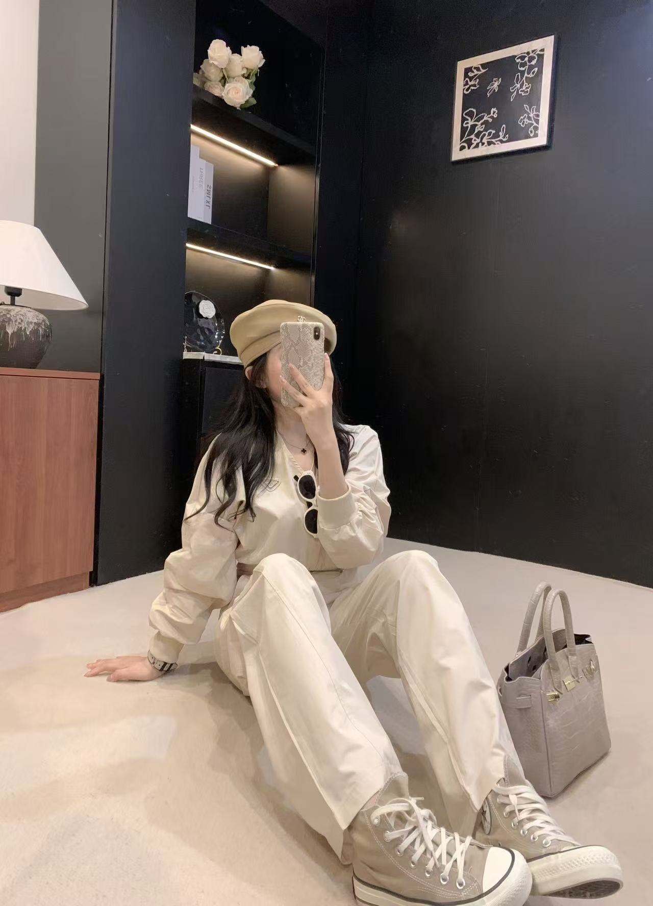 PR4DA トライアングルロゴ ジャケット＋パンツ ツーピースセット【50％割引+送料無料】