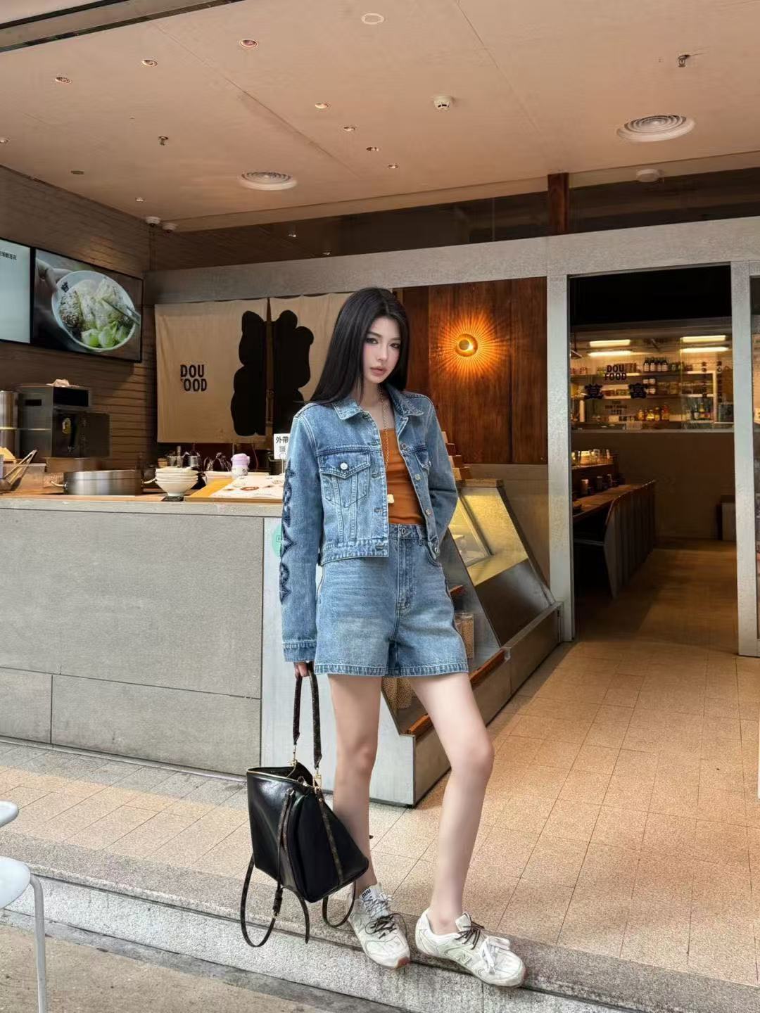 LVデニムジャケット／ショートパンツ【50％割引+送料無料】