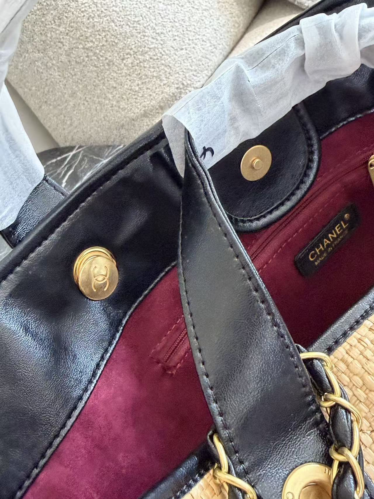 CHANE1織りチェーントートバッグ【50％割引+送料無料】