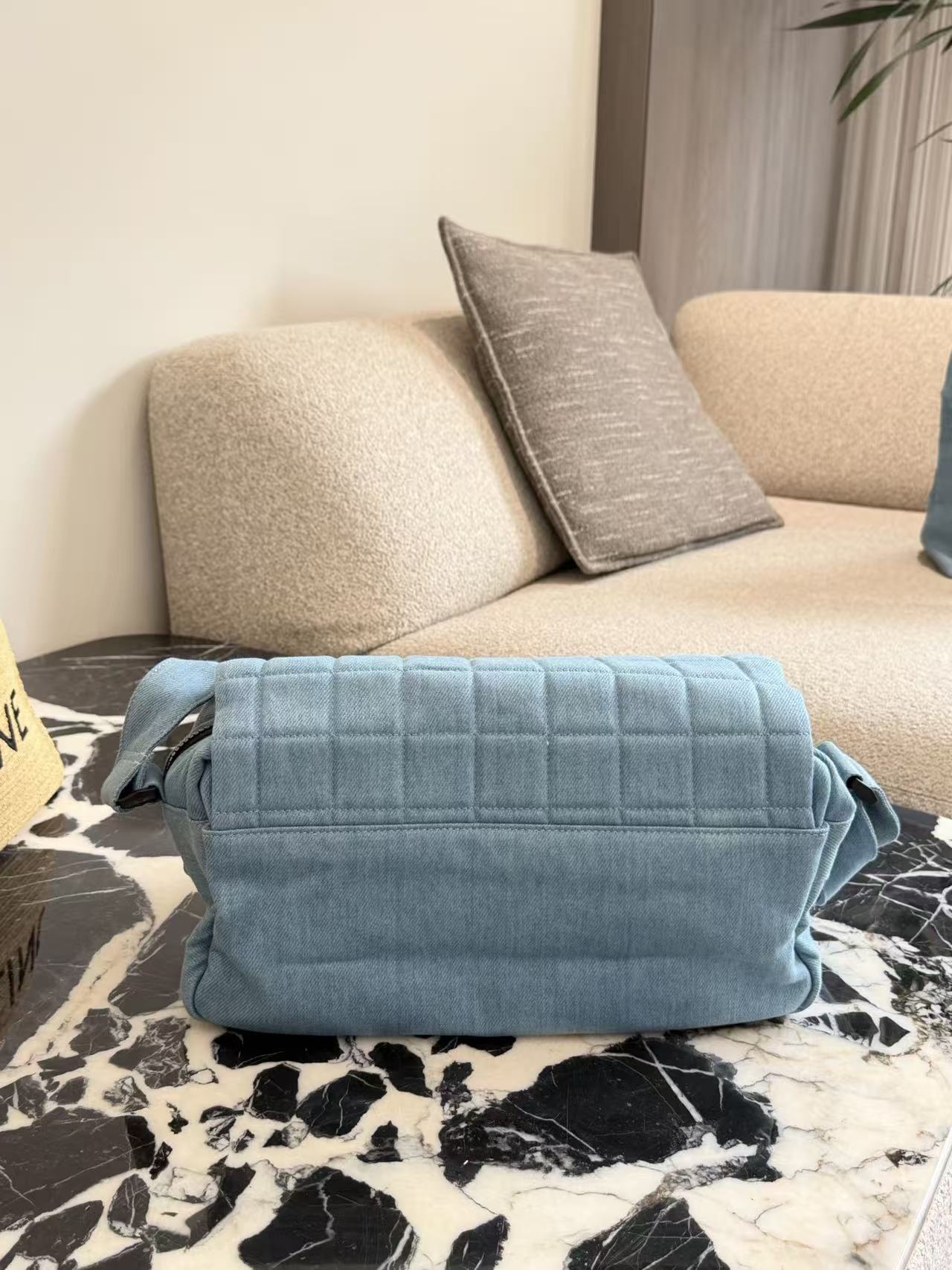 CHANE1 デニムモーターサイクルバッグ【50％割引+送料無料】