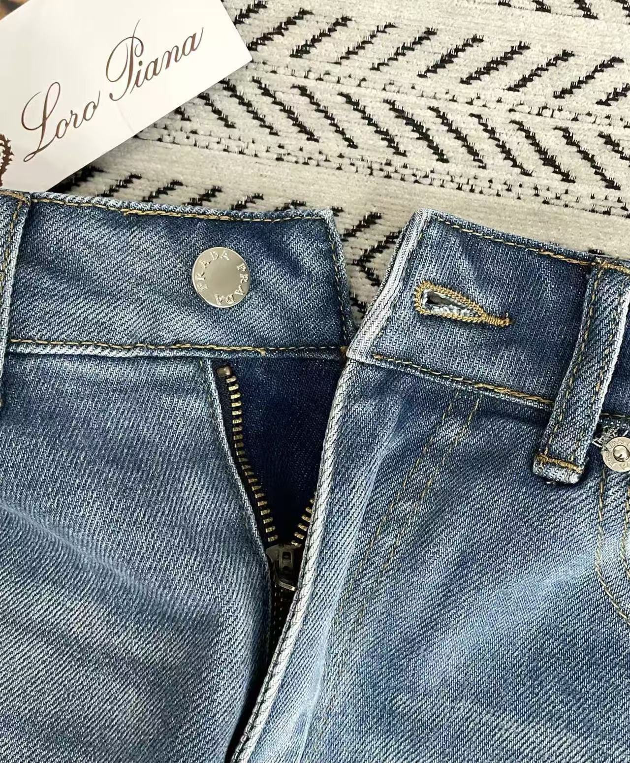 PR4DA 高品質刺繍入りデニムショーツ【50％割引+送料無料】