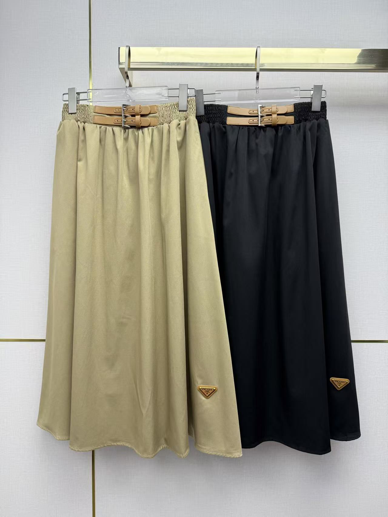 PR4DA ウエストゴム入りプリーツミディスカート【50％割引+送料無料】