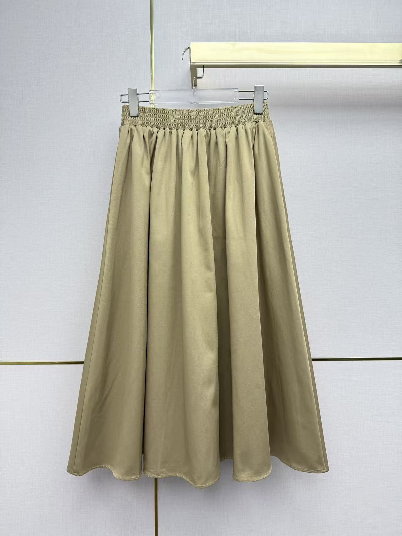 PR4DA ウエストゴム入りプリーツミディスカート【50％割引+送料無料】