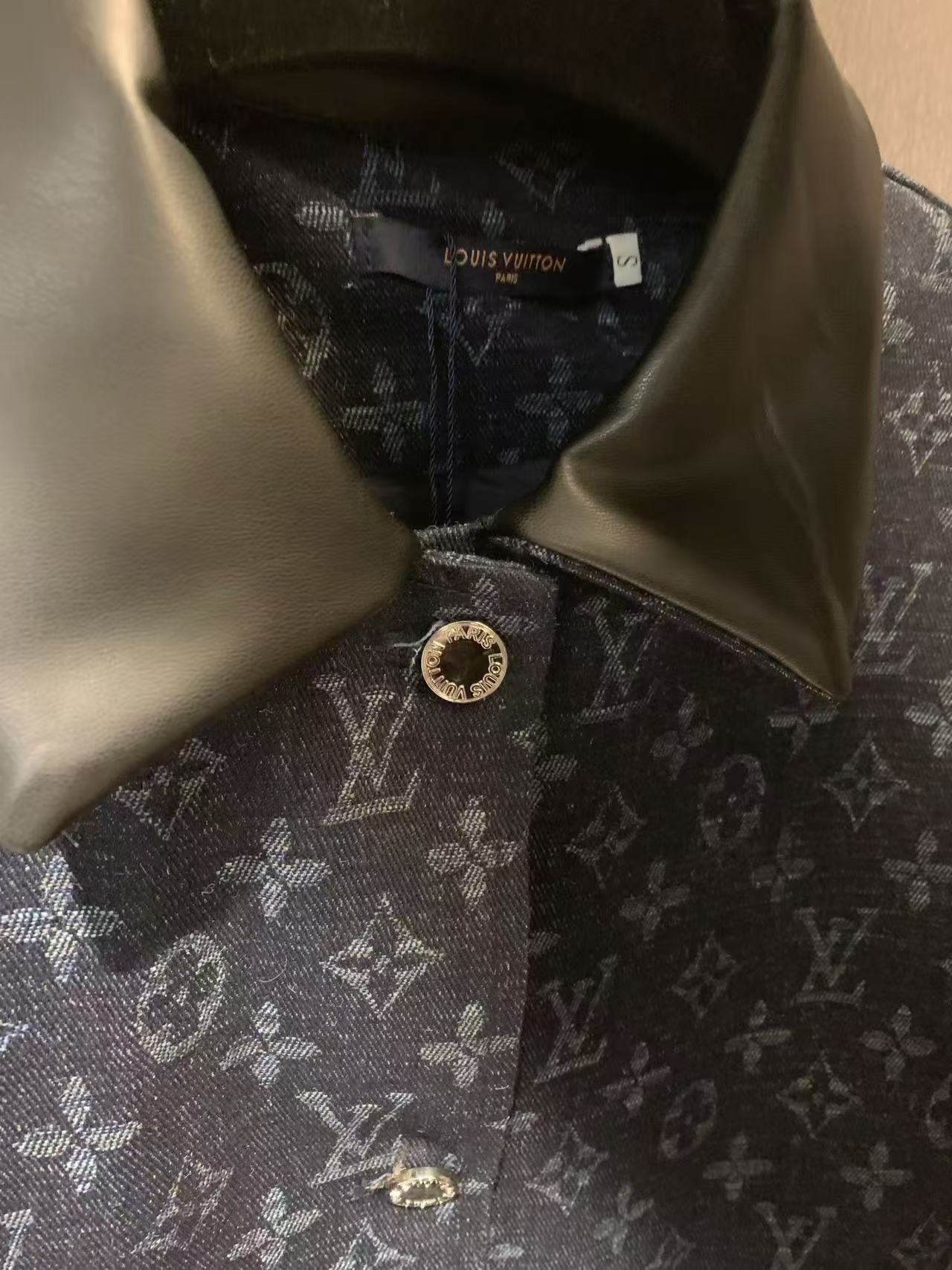 LVプリント デニムジャケット【50％割引+送料無料】