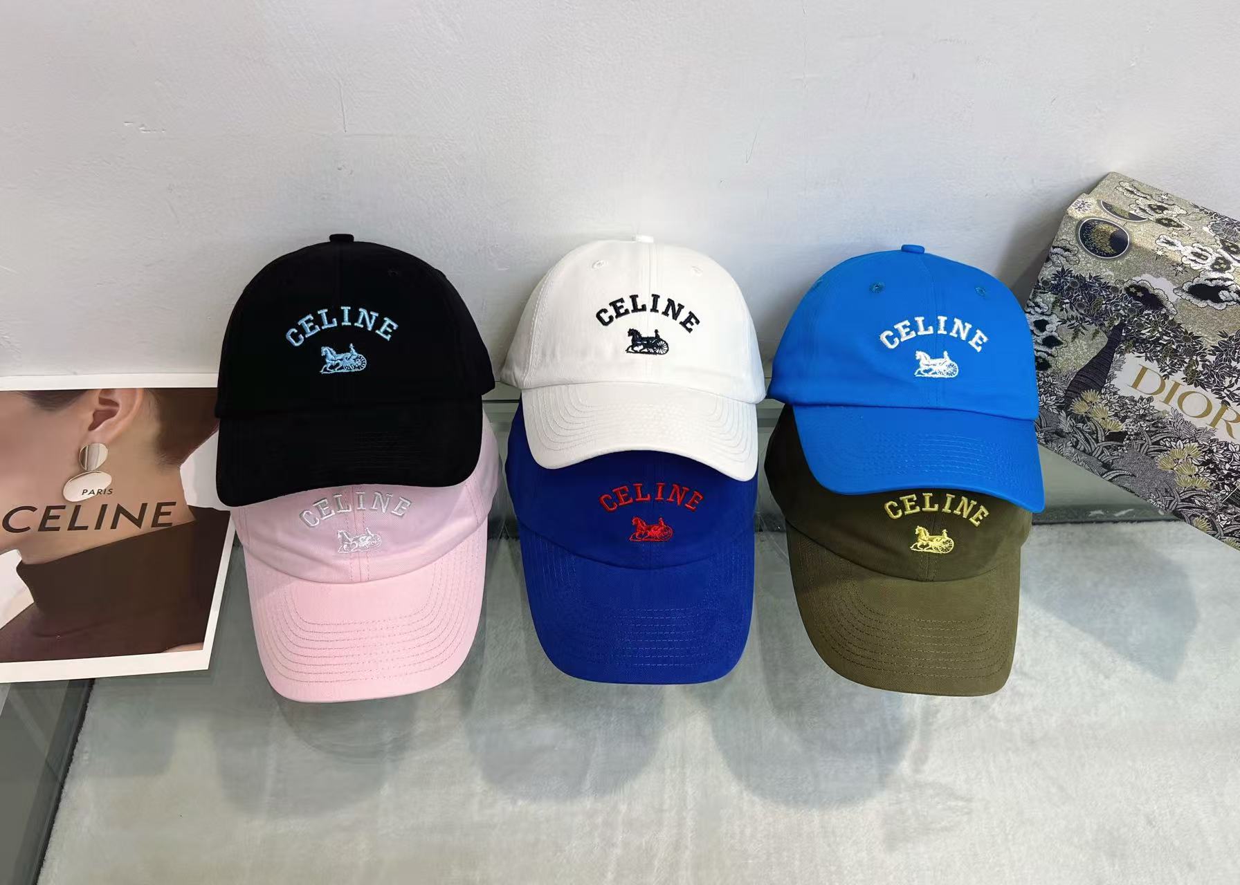 CEL1NE刺繍入りレターベースボールキャップ【50％割引+送料無料】