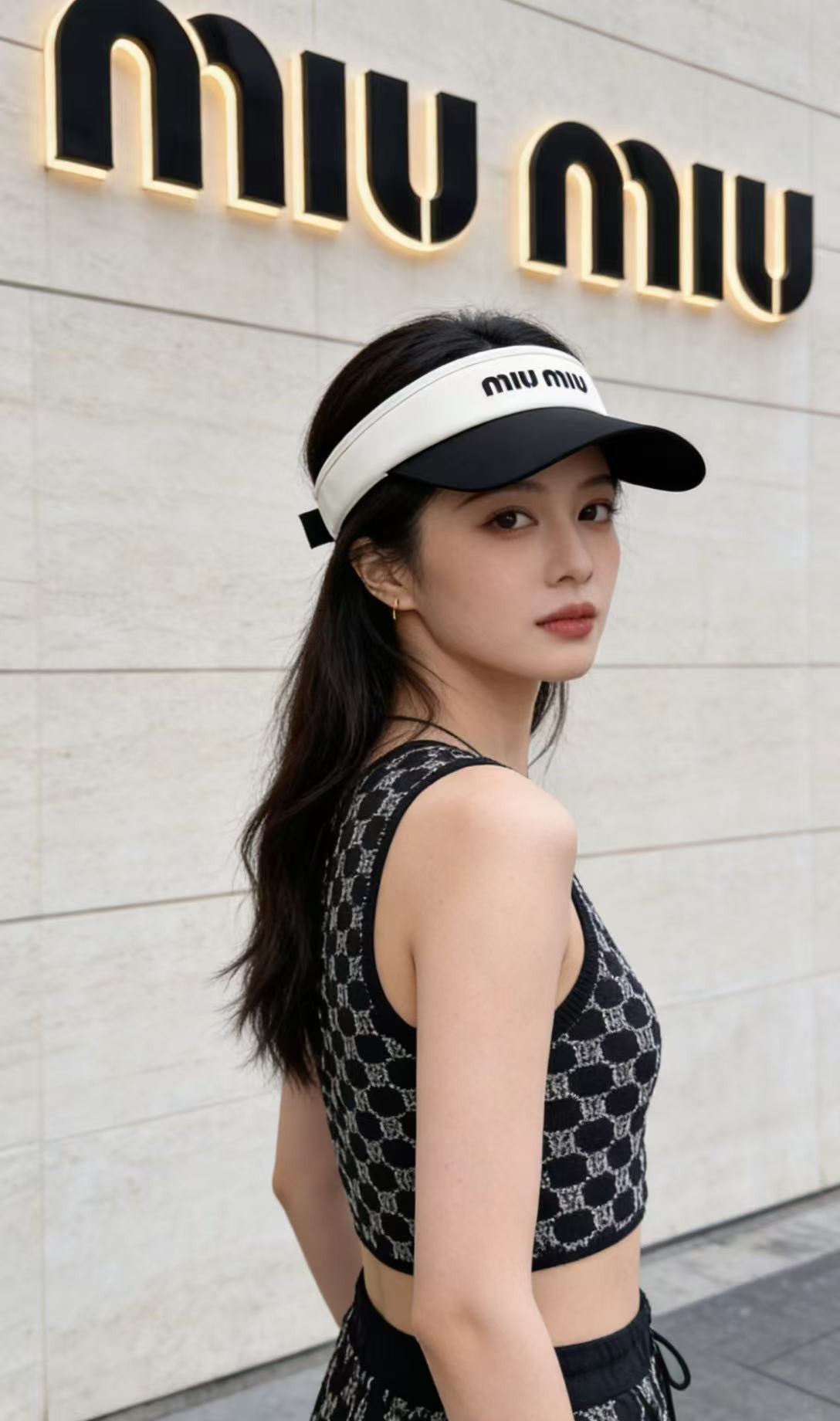 M1UM1U ミニマリストレターバイザーキャップ【50％割引+送料無料】