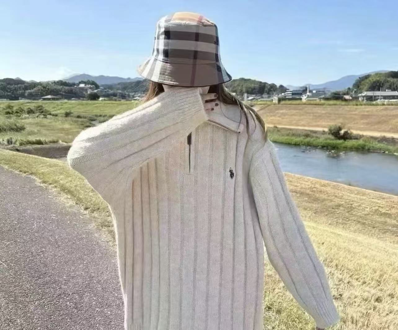 BUR8ERRY チェック柄フィッシャーマンズハット【50％割引+送料無料】