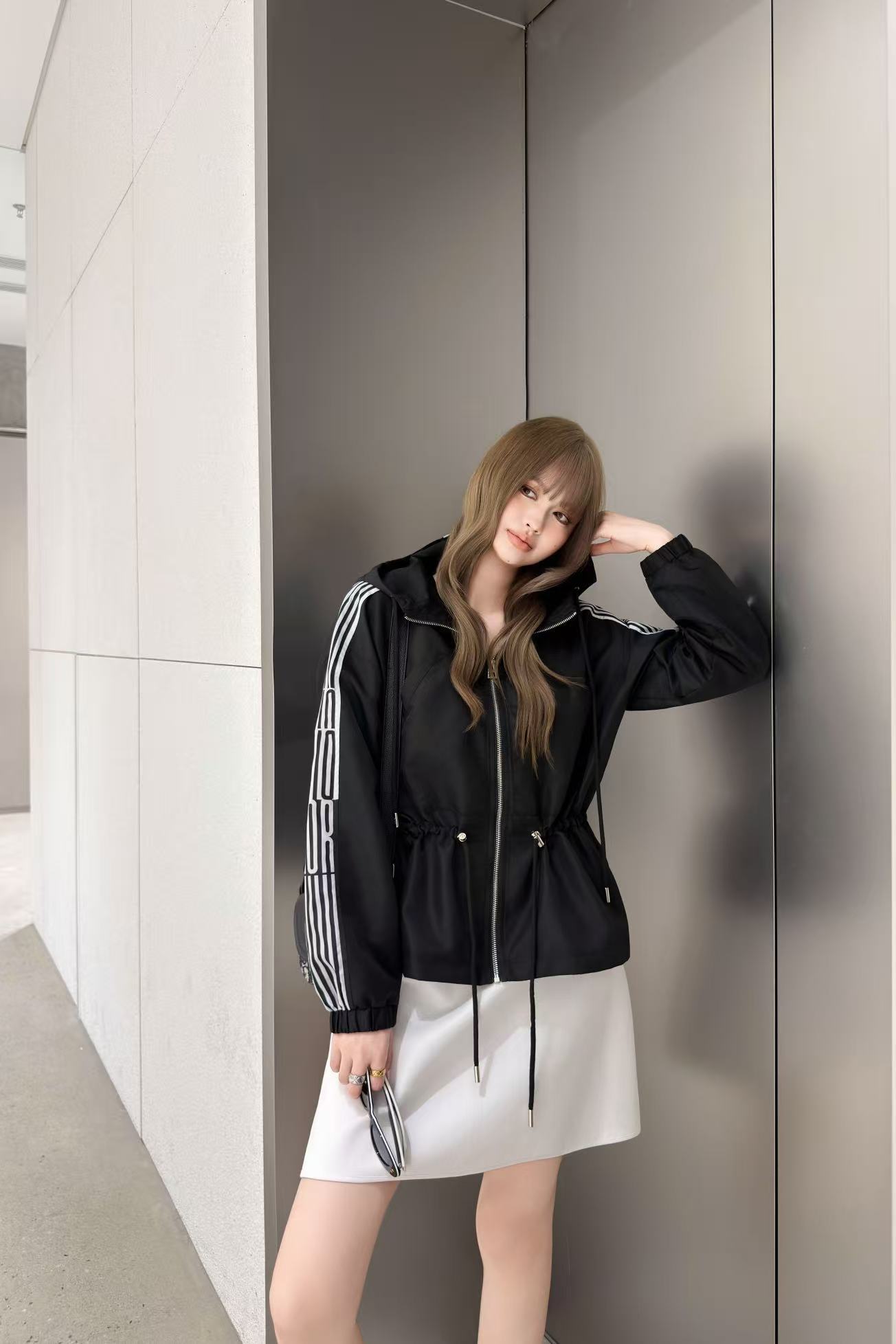 DIOR 高品質ドローストリング付きフードジャケット【50％割引+送料無料】