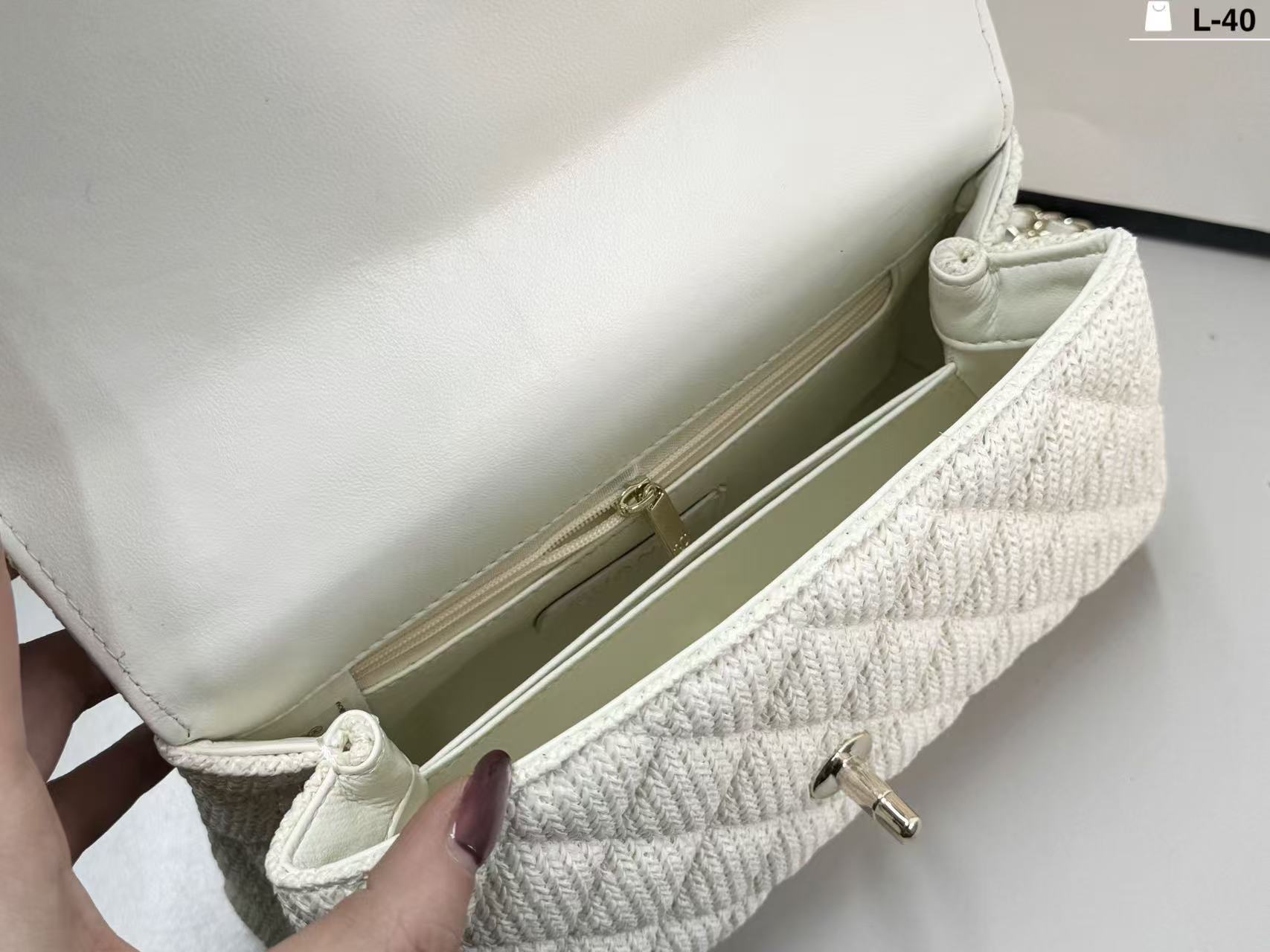 CHANE1クラシックなチェック柄ハンドバッグ【50％割引+送料無料】