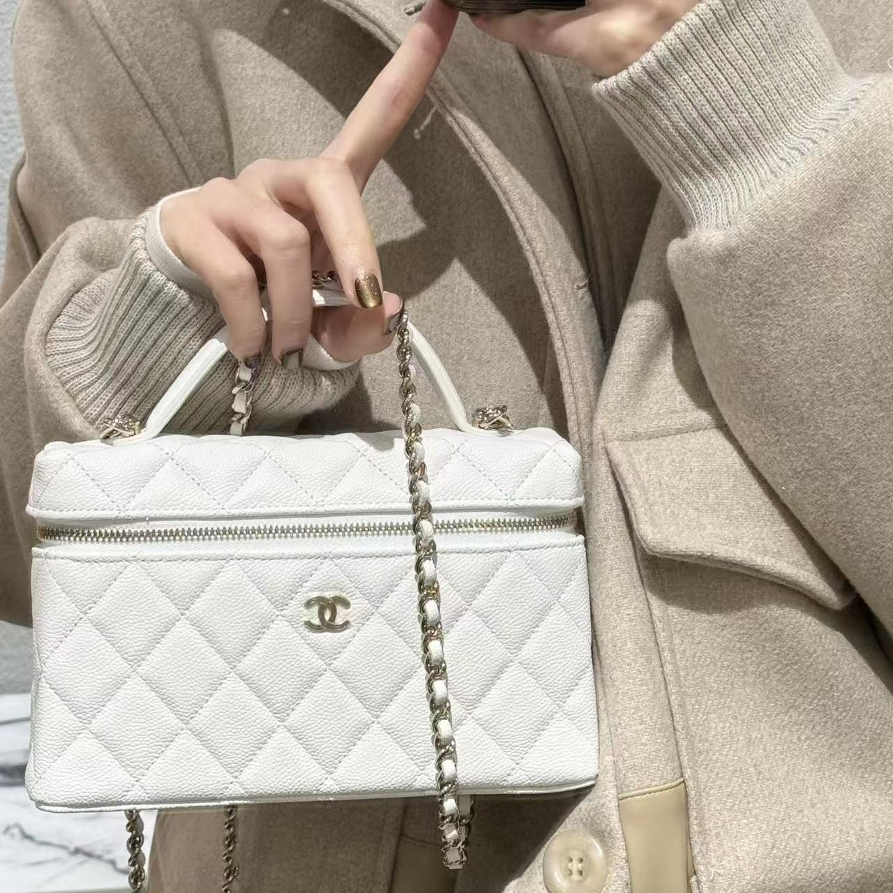 CHANE1 チェーンレザーバッグ【50％割引+送料無料】