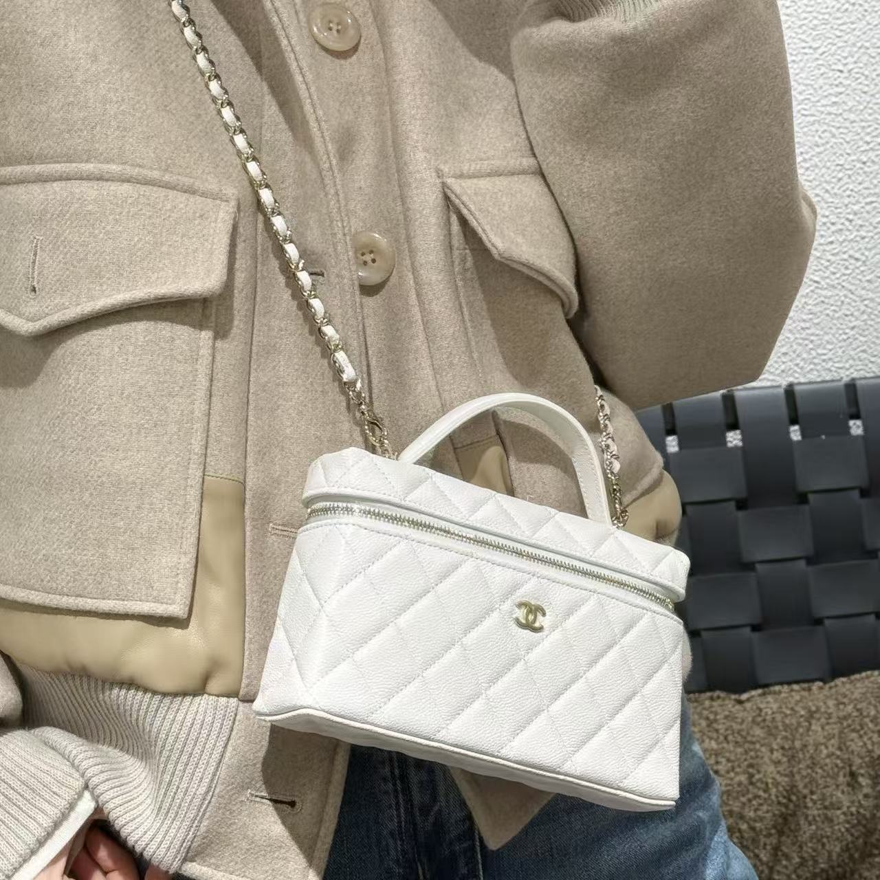 CHANE1 チェーンレザーバッグ【50％割引+送料無料】