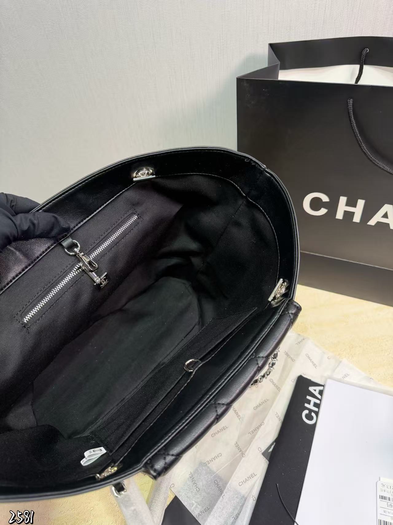 CHANE1 チェーンストロー織りショッピングバッグ【50％割引+送料無料】