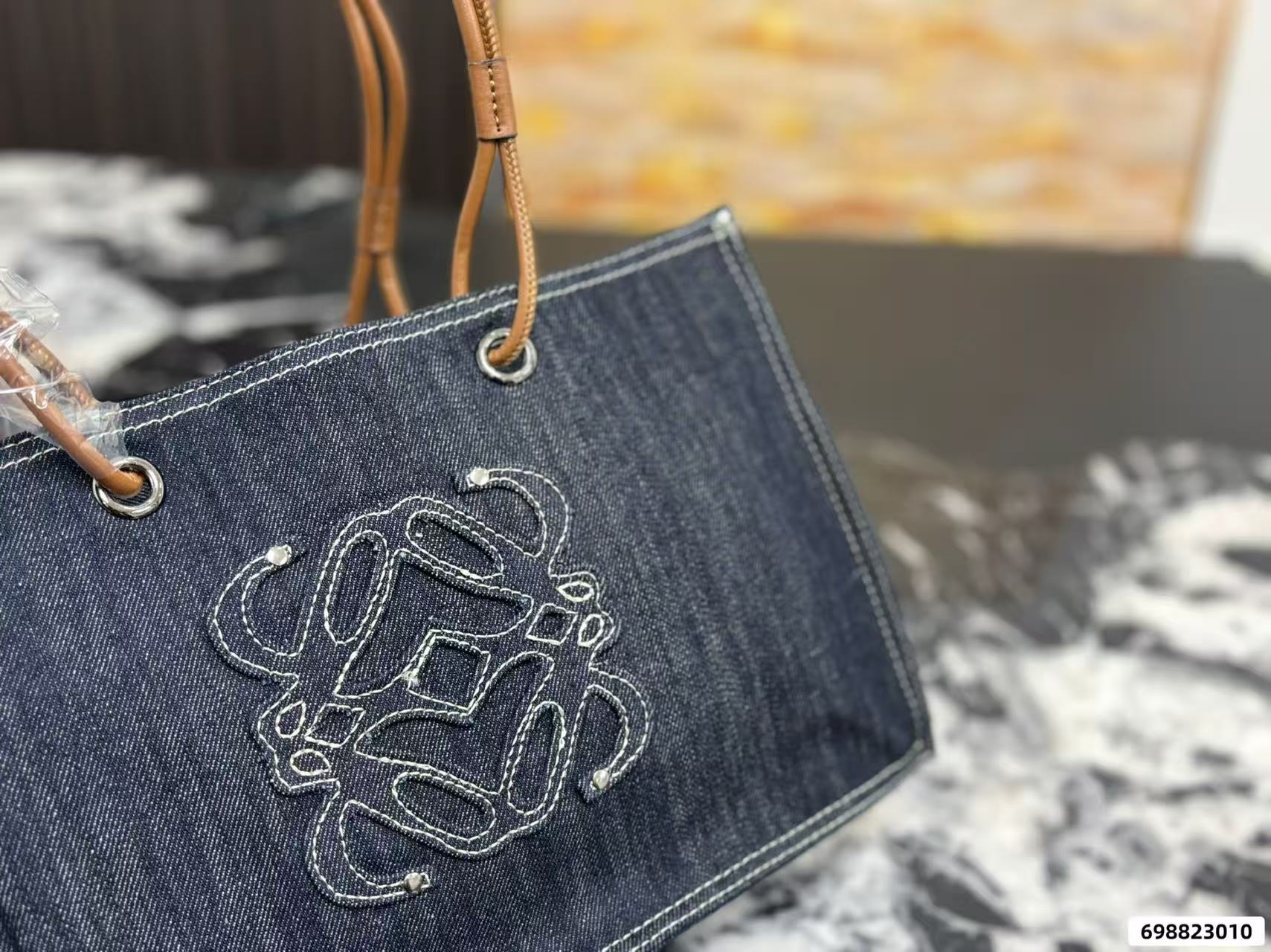 L0WEW デニムトートバッグ【50％割引+送料無料】