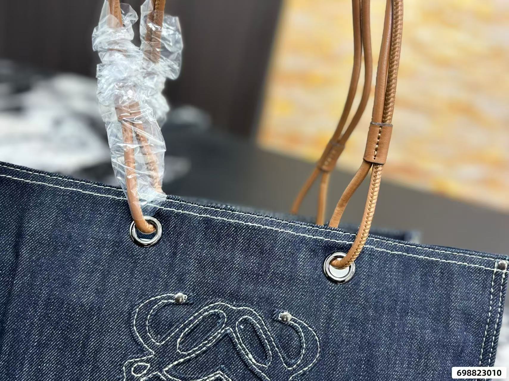 L0WEW デニムトートバッグ【50％割引+送料無料】