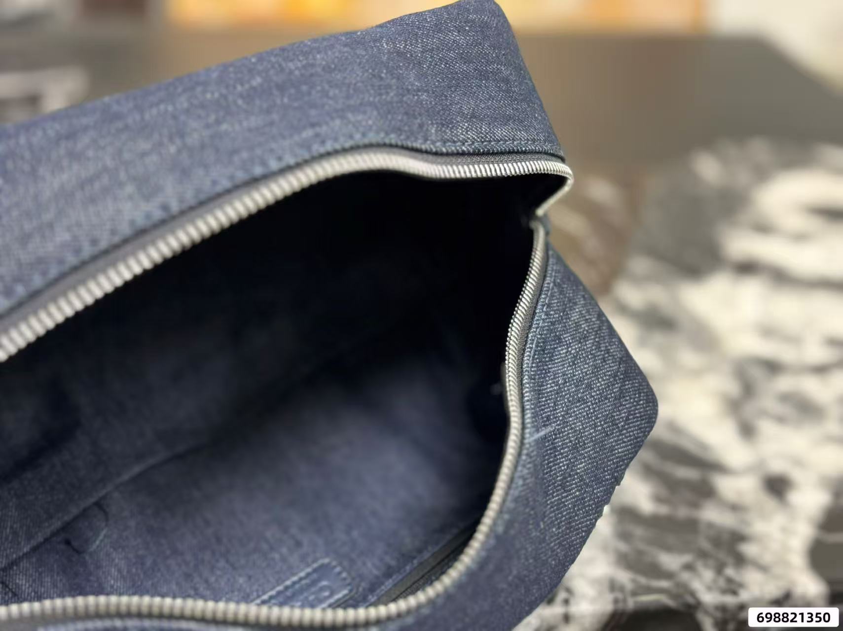 CHANE1 チェーンデニムボウリングバッグ【50％割引+送料無料】