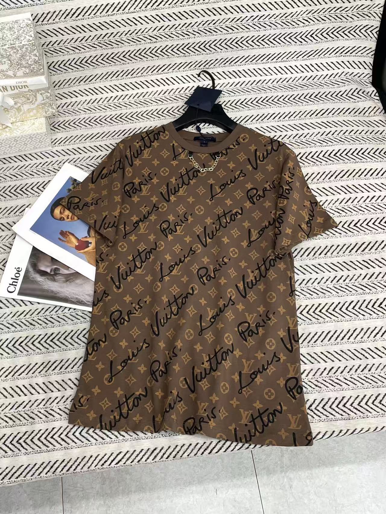 LV グラフィティプリントTシャツ【50％割引+送料無料】