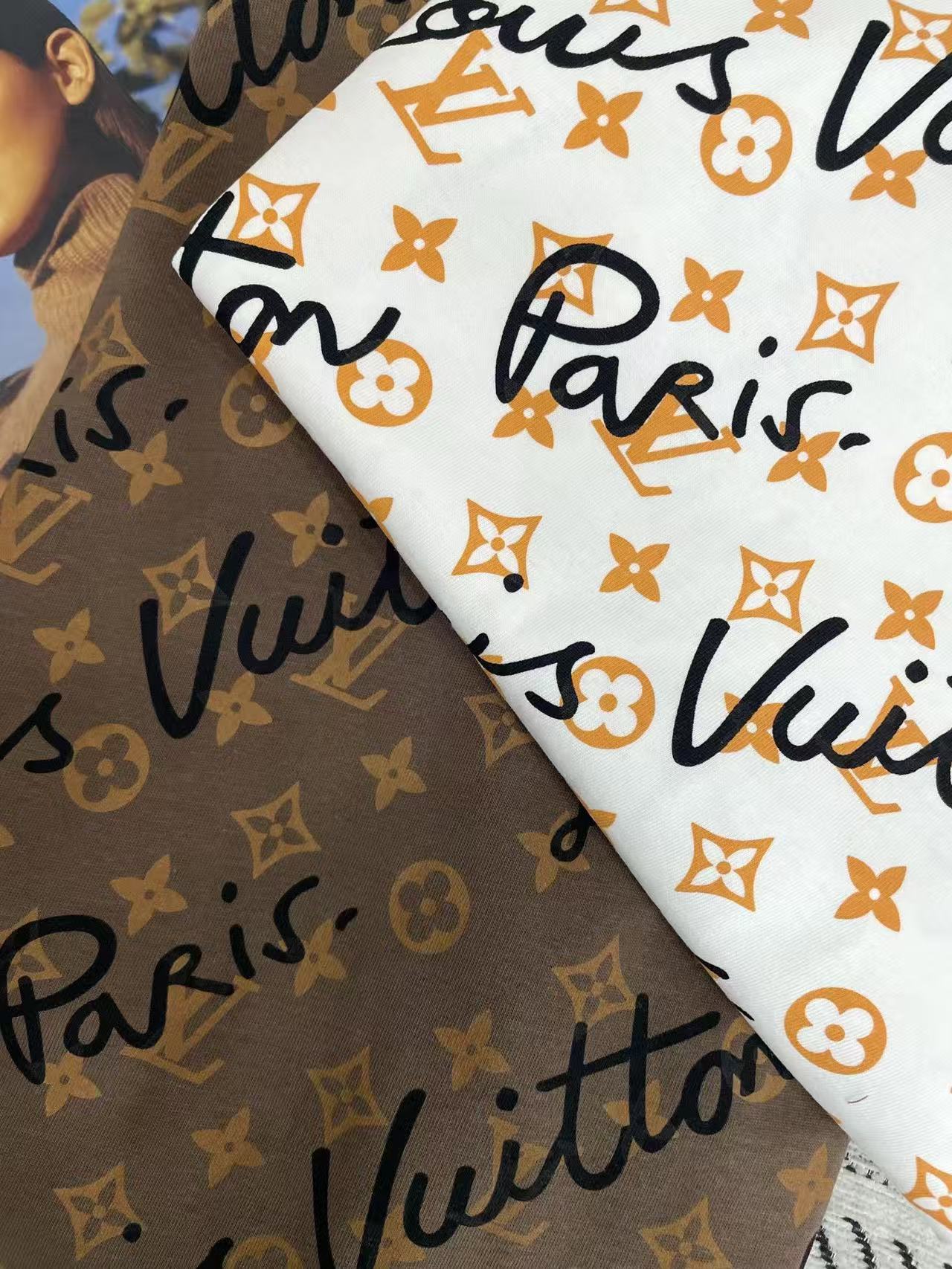 LV グラフィティプリントTシャツ【50％割引+送料無料】
