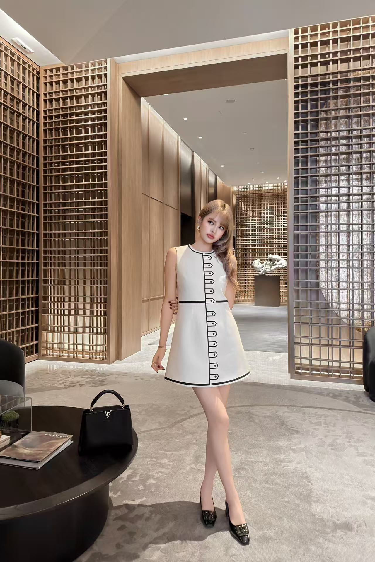 LV ノースリーブドレス【50％割引+送料無料】