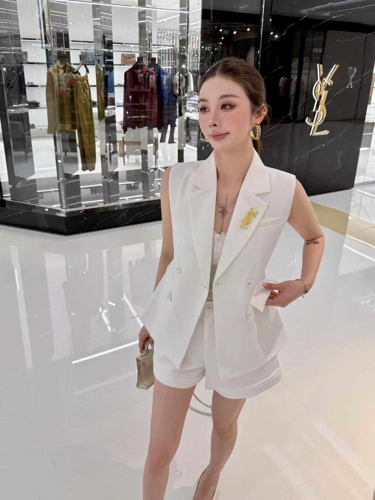 YSK スーツベスト＆ショートパンツ 2点セット【50％割引+送料無料】