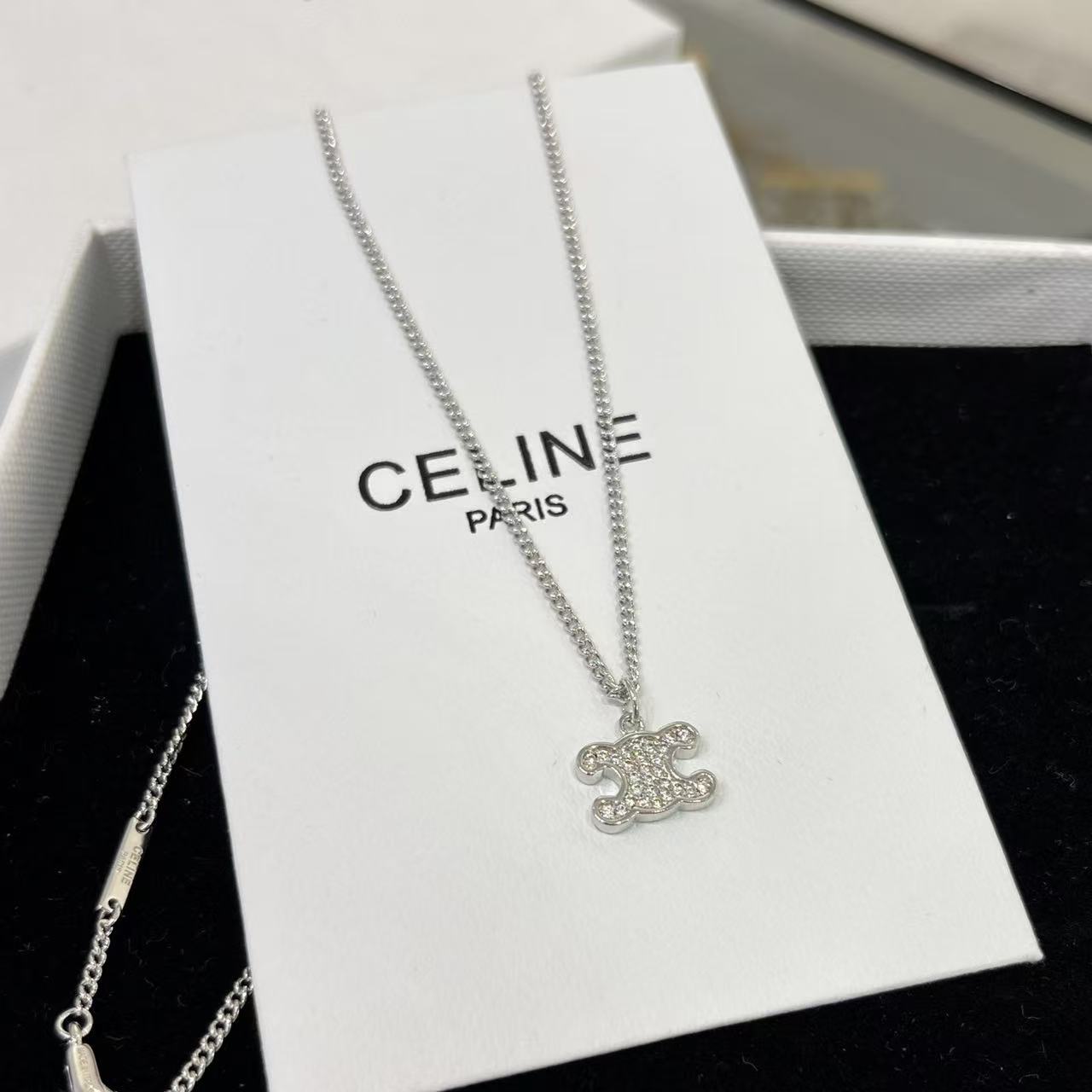 CEL1NE 凱旋門ダイヤモンドネックレス【50％割引+送料無料】