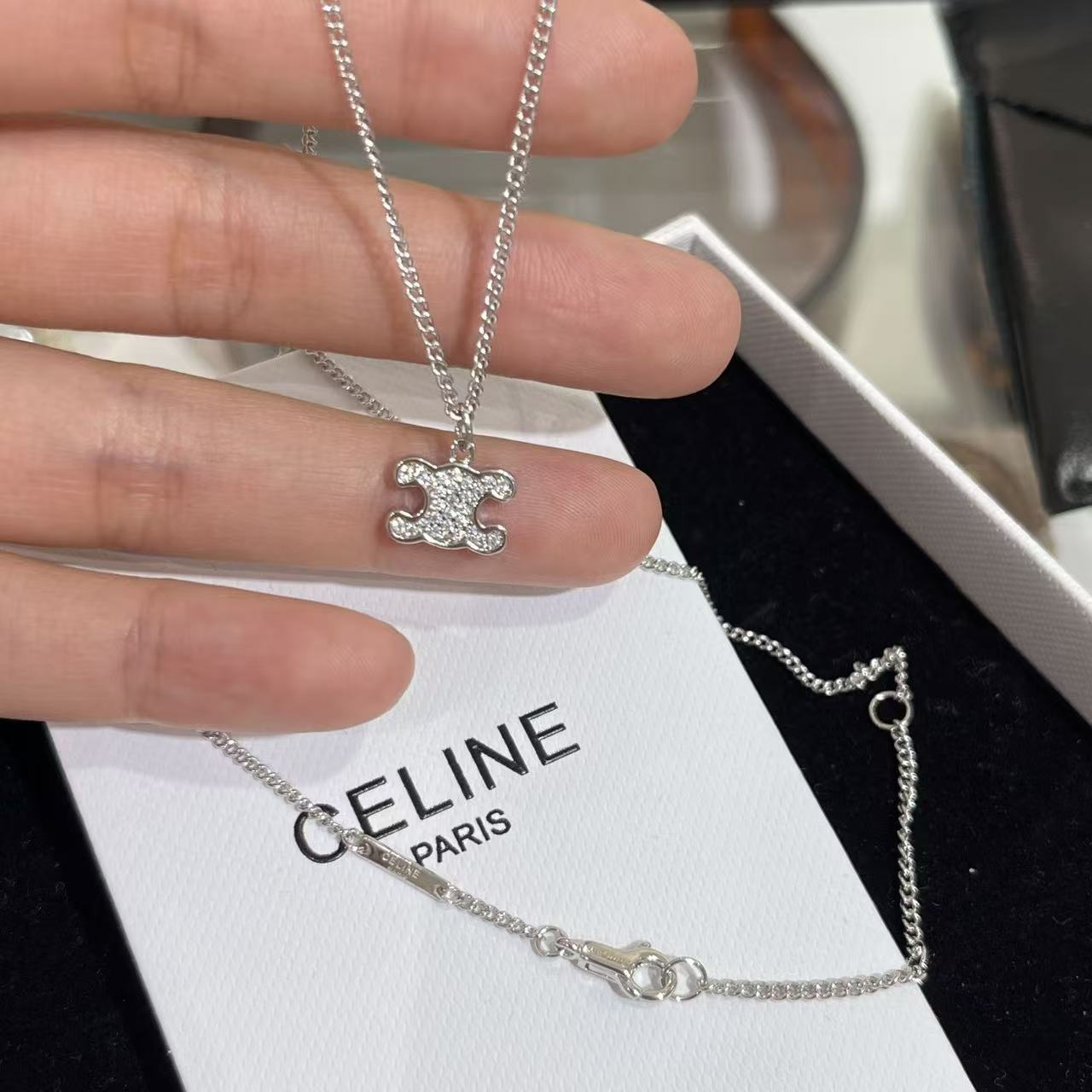 CEL1NE 凱旋門ダイヤモンドネックレス【50％割引+送料無料】