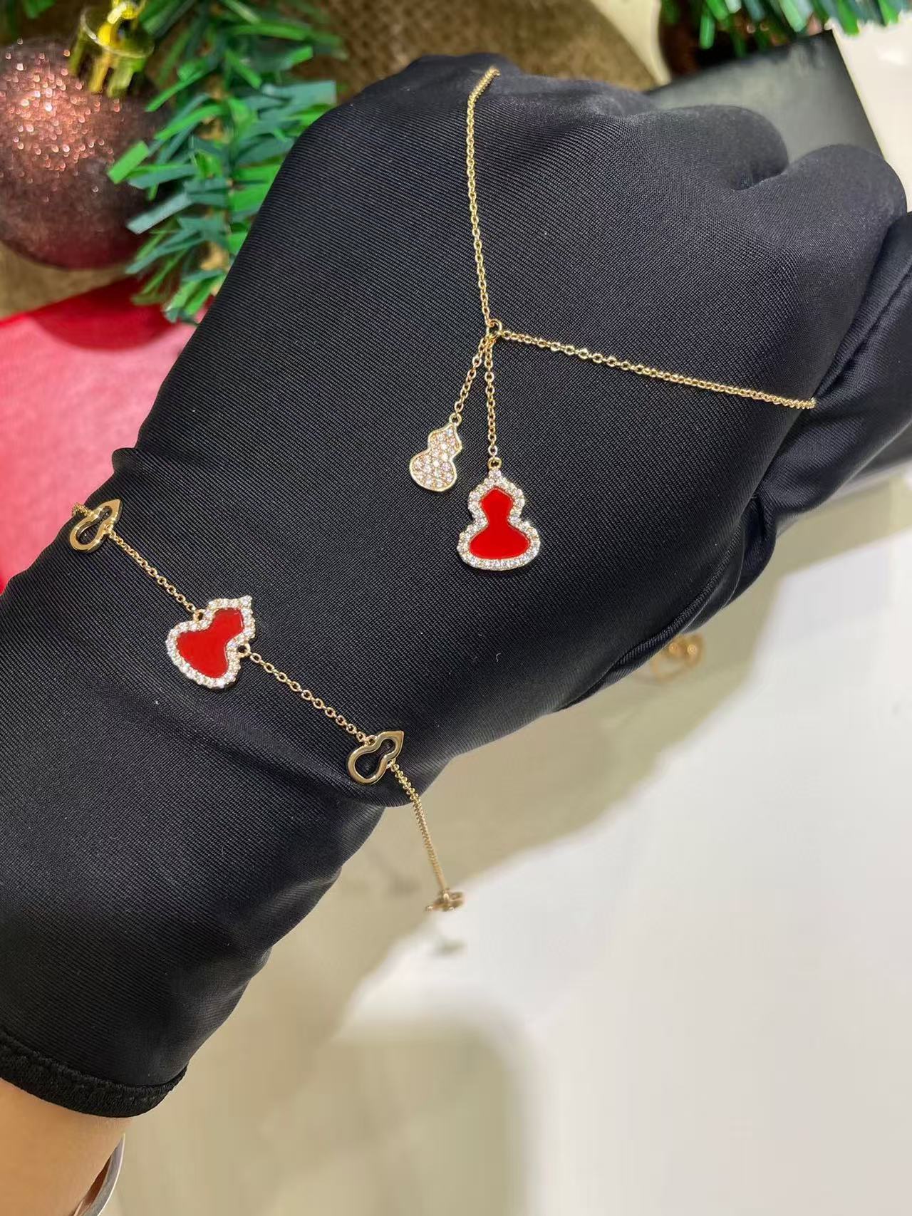 Qeel1n ひょうたんブレスレット＋ネックレス 2点セット【50％割引+送料無料】